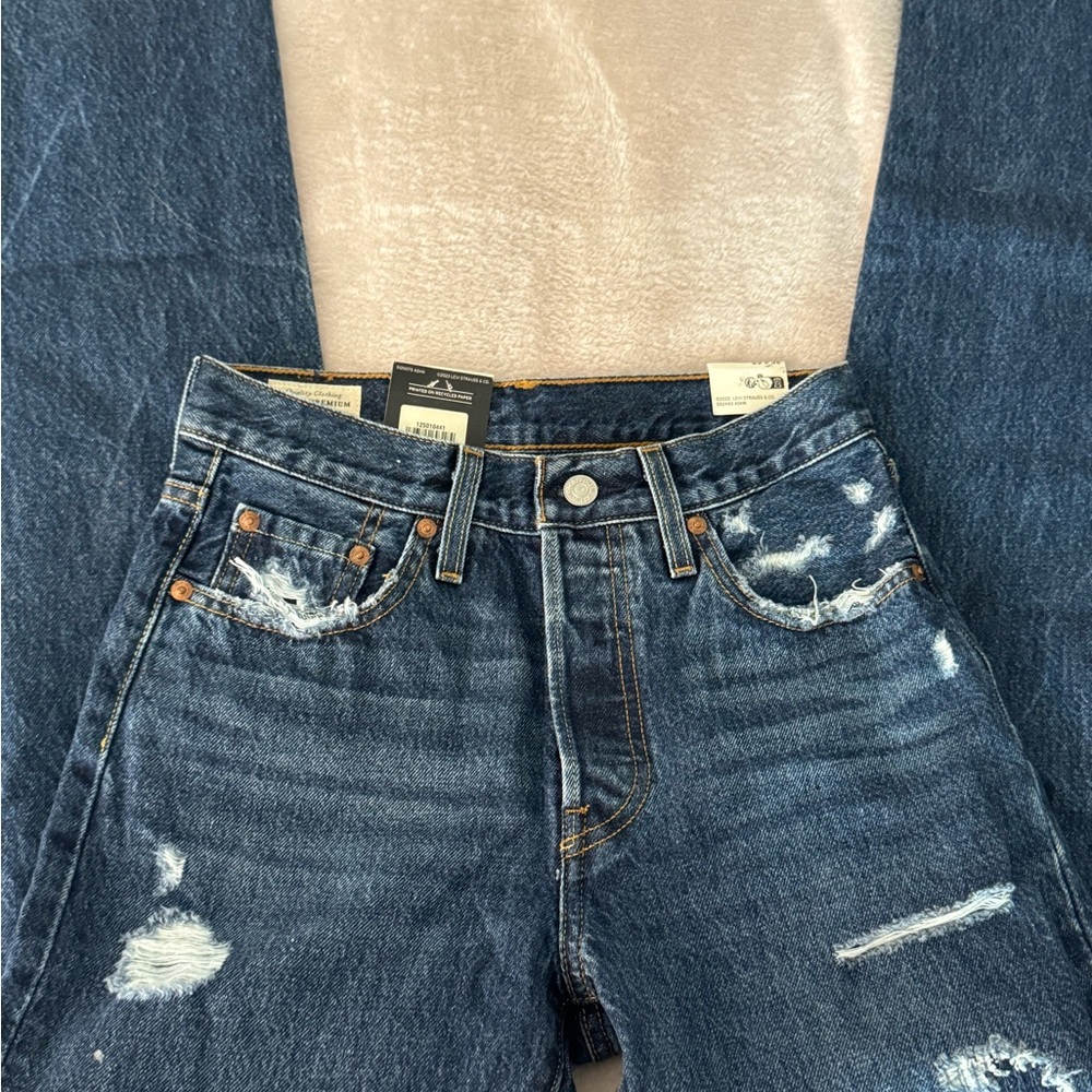 Levi's Blue Straight Leg Women's Jeans
